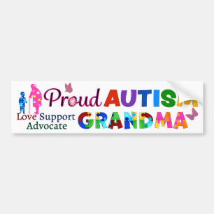 Proud Autism Grandma Bumper Sticker