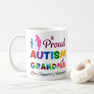 Proud Autism Grandma Coffee Mug