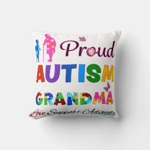 Proud Autism Grandma Cushion