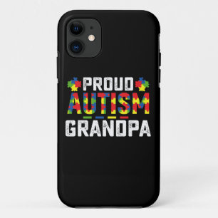 Proud Autism Grandpa Awareness Autistic Family iPhone 11 Case