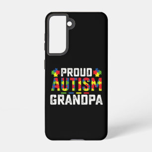Proud Autism Grandpa Awareness Autistic Family Samsung Galaxy Case
