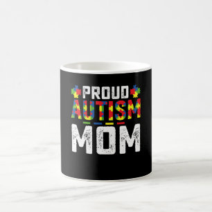Proud Autism Mum Awareness Autistic Family Coffee Mug