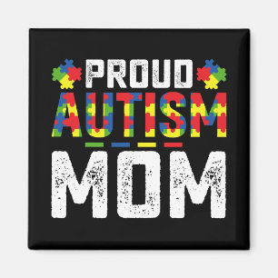 Proud Autism Mum Awareness Autistic Family Magnet