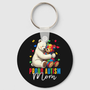 Proud Autism Mum Bear Autism Awareness Autistic So Key Ring