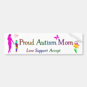Proud Autism Mum Bumper Sticker