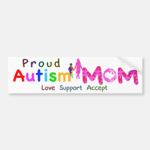 Proud Autism Mum Bumper Sticker