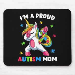 Proud Autism Mum Dab Dance Mouse Mat