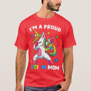 Proud Autism Mum Dab Dance s, Women's Dabbing Unic T-Shirt