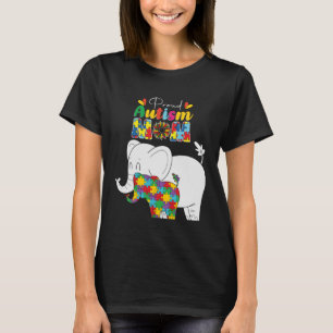 Proud Autism Mum Mother Autistic Kid Awareness Mam T-Shirt