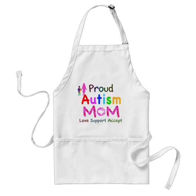 Proud Autism Mum Standard Apron (Front)