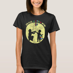 Proud Autism Mum Unconditional Love Puzzle Pieces T-Shirt