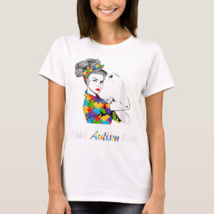 Proud Autism Mum World Autism Awareness Day Month T-Shirt