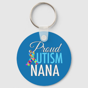 Proud Autism Nana Key Ring