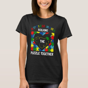 Proud Autism Nana Solving Puzzle Together Autism A T-Shirt
