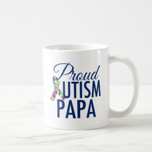Proud Autism Papa Coffee Mug