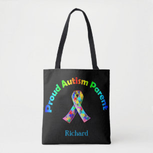 Proud Autism Parent Personalised Tote Bag