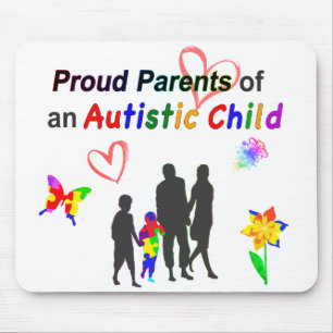 Proud Autism Parents Mouse Mat
