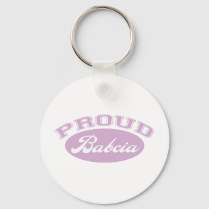 Proud Babcia Key Ring
