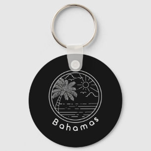 Proud Bahamas Bahamians Flag Gift Design Idea Key Ring