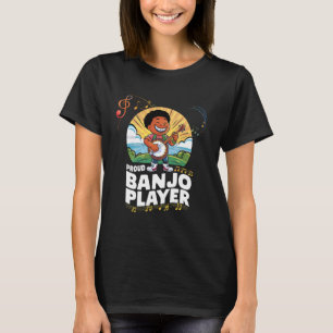 Proud Banjo Player Country Music Cool Guy With a B T-Shirt