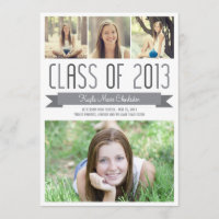 Proud Banner Graduation Invitation Announcement