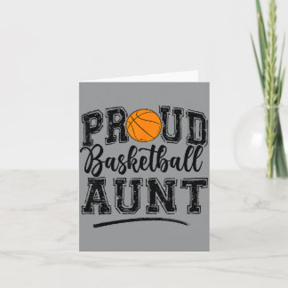 Proud Basball Aunt Auntie Of A Basball Player Card