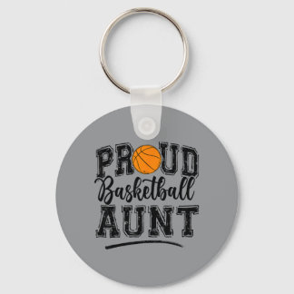 Proud Basball Aunt Auntie Of A Basball Player Key Ring