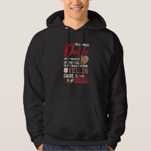 Proud Baseball Daddy Baseball Family Matching Hoodie