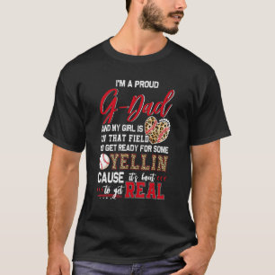 Proud Baseball G Dad Baseball Family Matching T-Shirt