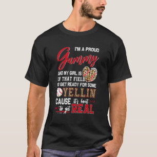 Proud Baseball Gammy Baseball Family Matching T-Shirt