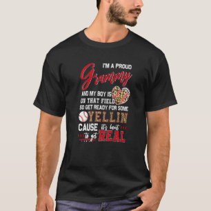 Proud Baseball Grammy Baseball Family Matching T-Shirt