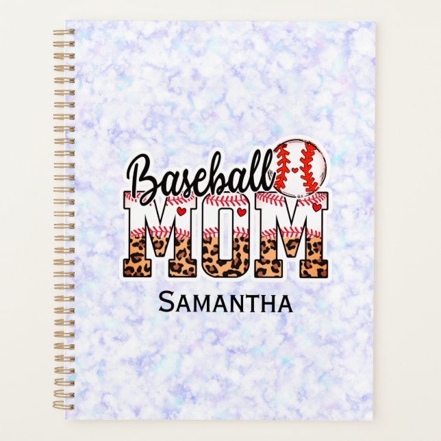 Proud Baseball Mum - Game Day Enthusiast Planner (Front)