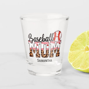 Proud Baseball Mum - Game Day Enthusiast Shot Glass