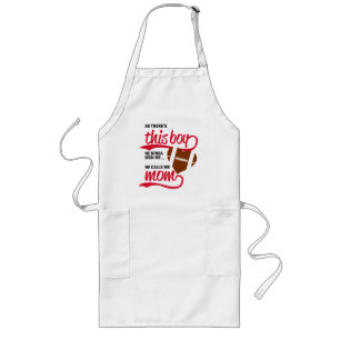Proud Baseball Mum  Long Apron