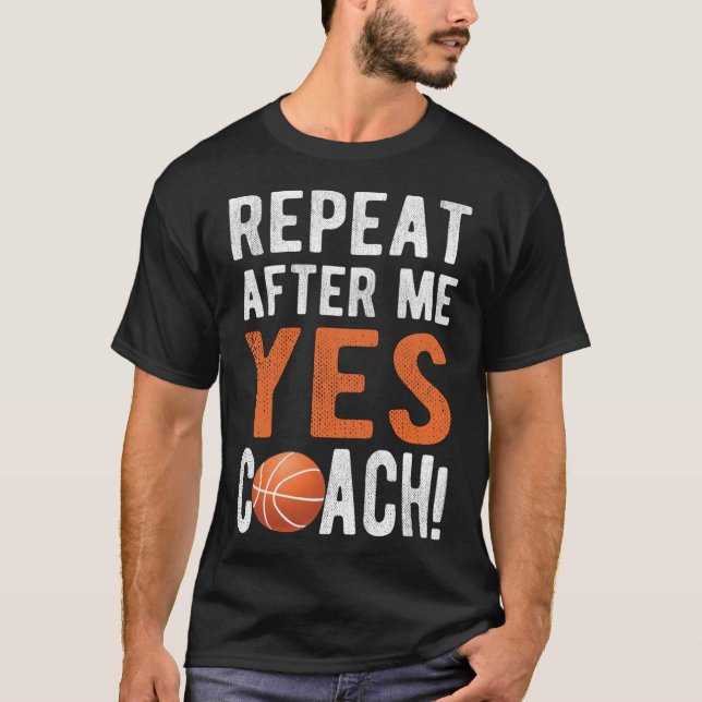 Proud Basketball Coach Gifts Basketball basketball T-Shirt (Front)