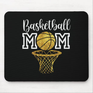Proud Basketball Mother's Day Funny Sport Lover Mo Mouse Mat