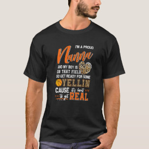 Proud Basketball Nanna Basketball Family Matching T-Shirt