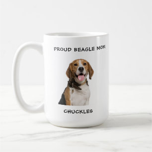 Proud Beagle Mum Personalised Pet Dog Photo Coffee Mug