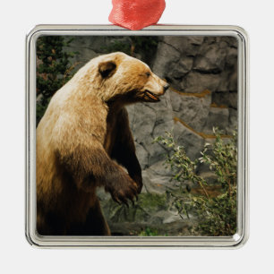Proud Bear Metal Tree Decoration