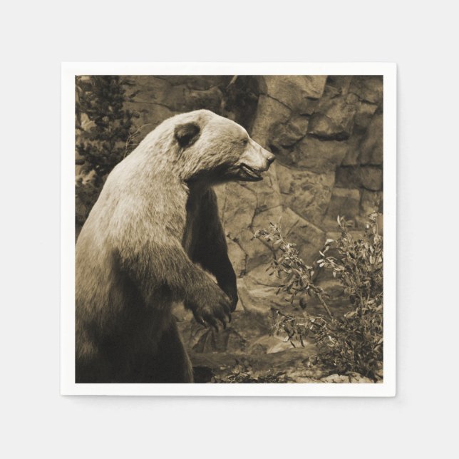 Proud Bear Napkin (Front)