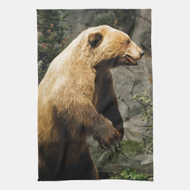 Proud Bear Tea Towel (Vertical)