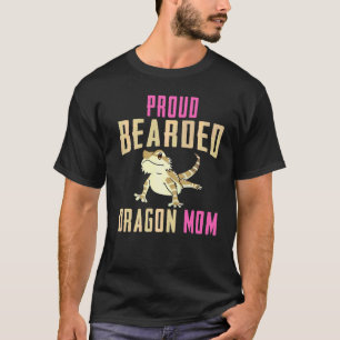 Proud Bearded Dragon Mom Reptile Lizard Gecko Wome T-Shirt