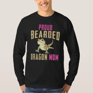 Proud Bearded Dragon Mum Reptile Lizard Gecko Wome T-Shirt