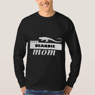 Proud Beardie Mom Bearded Dragon   T-Shirt