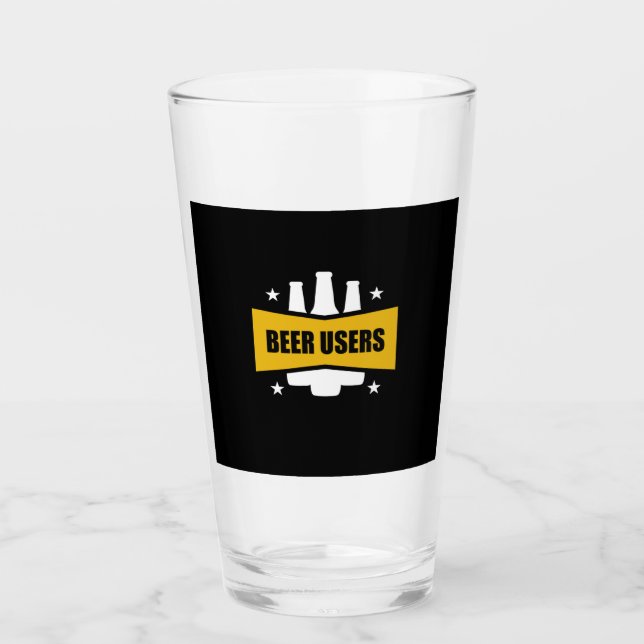 Proud Beer Users Glass (Front)