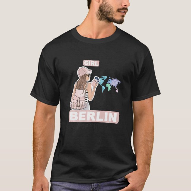 Proud Berlin Girl  Cool Girl from Berlin City T-Shirt (Front)
