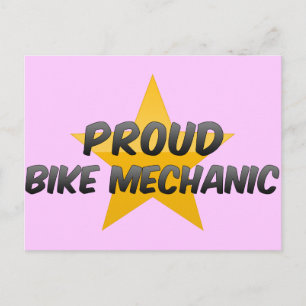 Proud Bike Mechanic Postcard