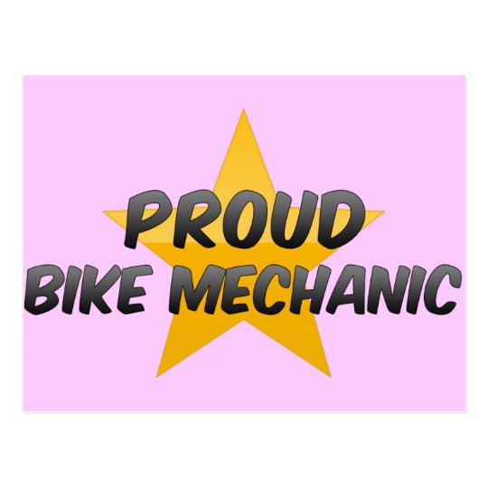 Proud Bike Mechanic Postcard