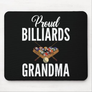 Proud Billiards Grandma Pool Billiards Grandma  Mouse Mat
