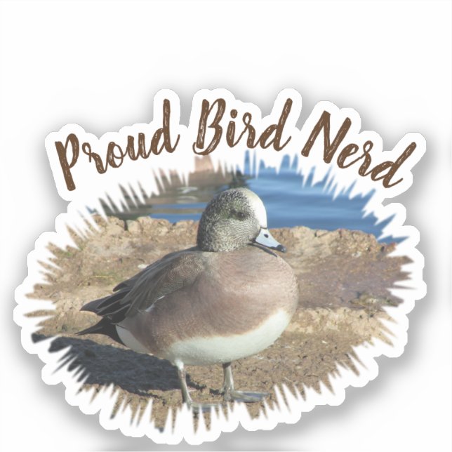Proud Bird Nerd Hobby Birder Duck Birdwatching (Front)